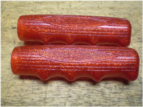 Red Sparkle Handlebar Grips for Schwinn Bicycles