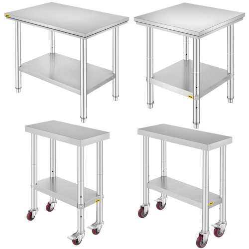 ProLine Stainless Steel Prep Station for Commercial Kitchens and Restaurants