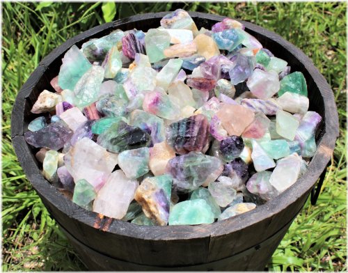 Natural Fluorite Rough Crystals - Wholesale Clearance Lots