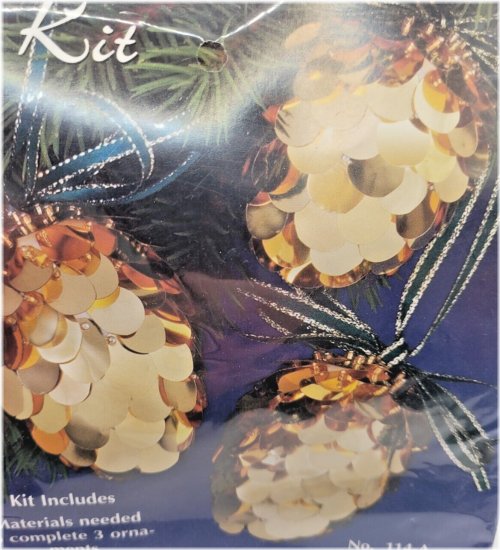 Vintage Sequin Ornament Kit