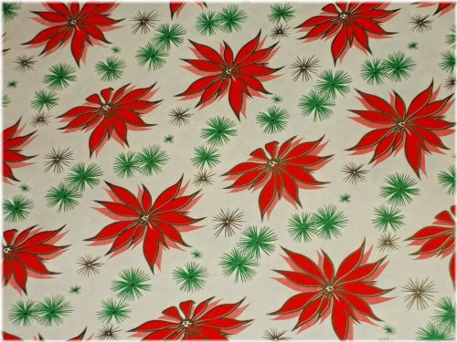 Retro Festive Holiday Wrapping Paper