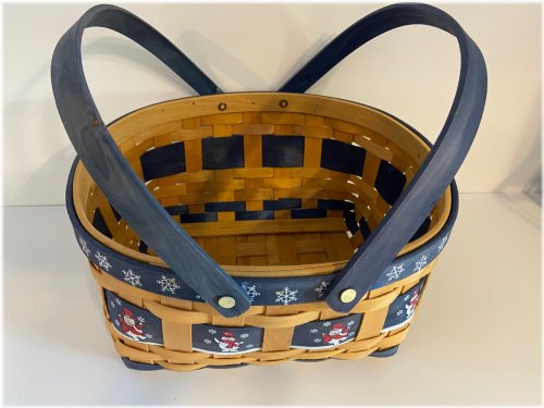 Festive Snowman Picnic Basket