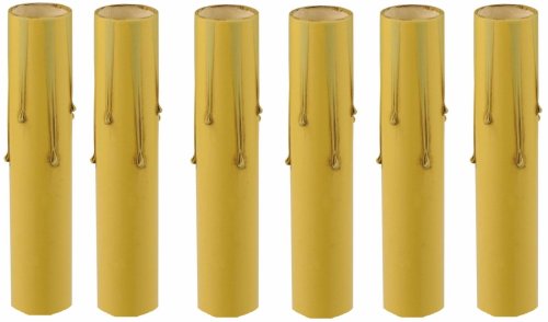 Antique-style Candelabra Socket Covers (6-pack)