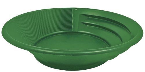 Vanishing Riffle Gold Pan - 15 inch, Green