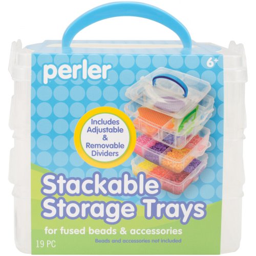 Stack-n-Store Bead Tray Set for Creative Kids