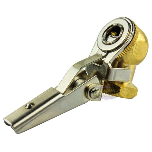 Brass Air Chuck Tire Inflator Locking Hose Attachment