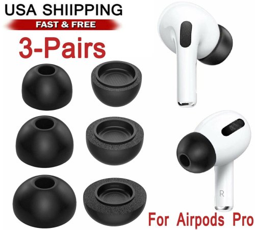 Comfort Fit Ear Tips for Airpods Pro - Set of 3 Pairs