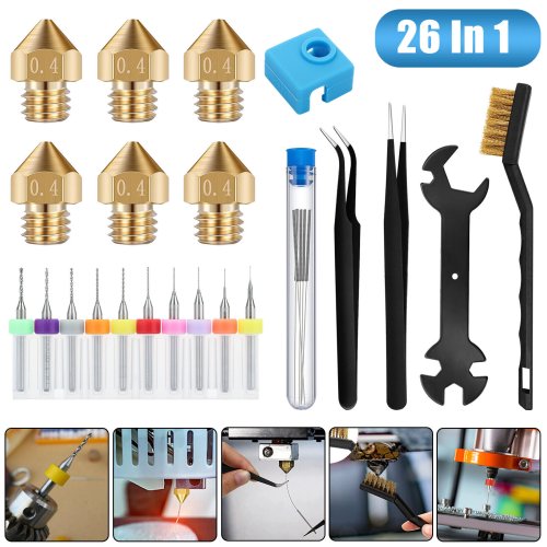 Precision Maintenance Tool Set for Popular 3D Printers