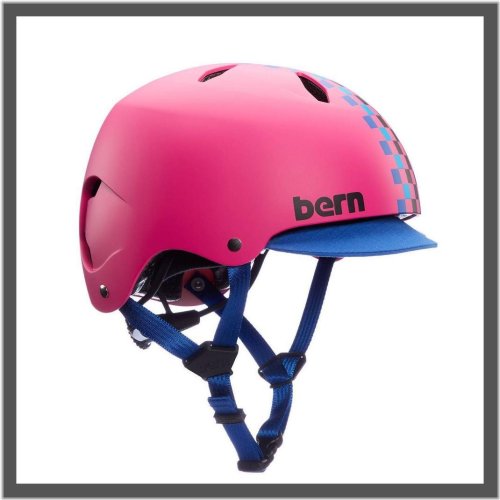 Magenta Checker Comet Helmet