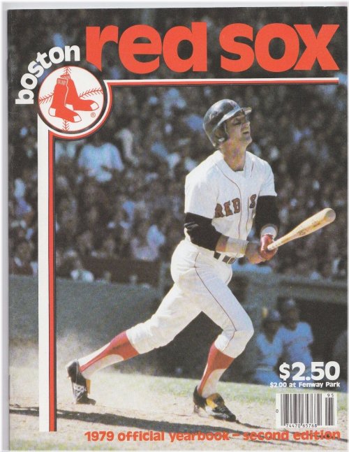 1979 Boston Red Sox Official MLB Baseball Yearbook Program featuring Carl Yastrzemski
