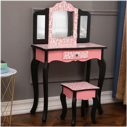 Pink Reflections Dressing Table Set