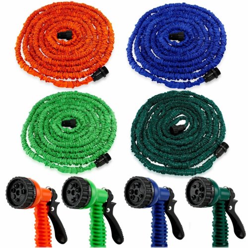 FlexiFlow Garden Hose with Spray Nozzle