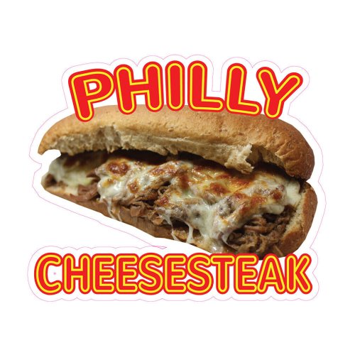 Philly Cheese Steak Decals and Signage