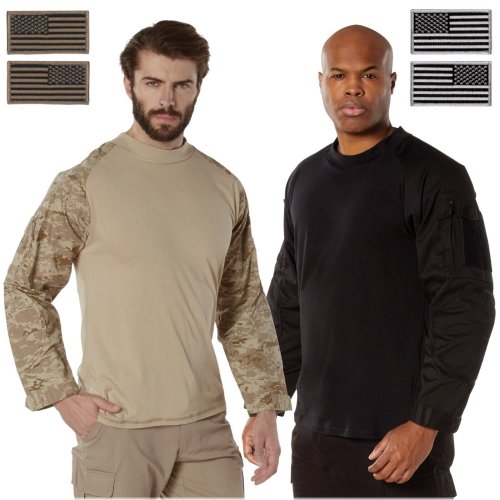 Airflow Combat Shirt with Flag Patches