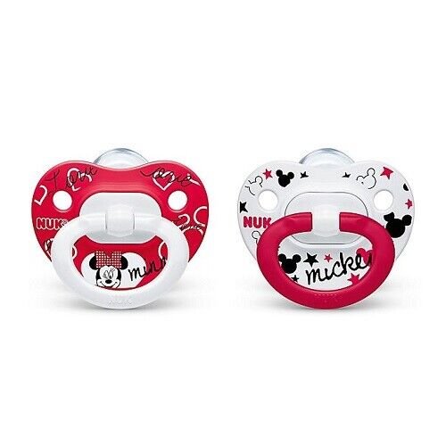 Minnie Mouse Orthodontic Pacifiers - Set of 2