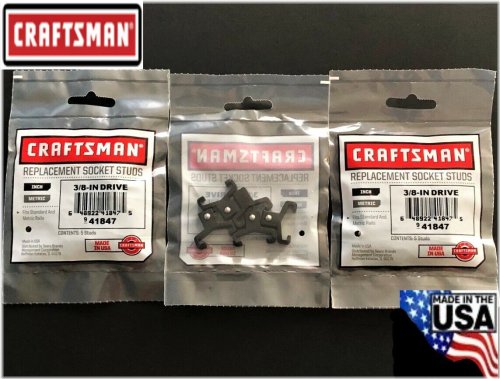 Black Socket Studs Rail Clips by Craftsman (USA Made)