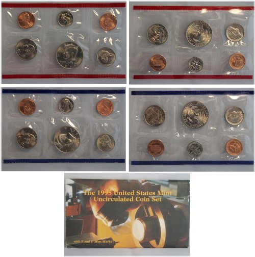 1995 PD United States Mint Coin Collection