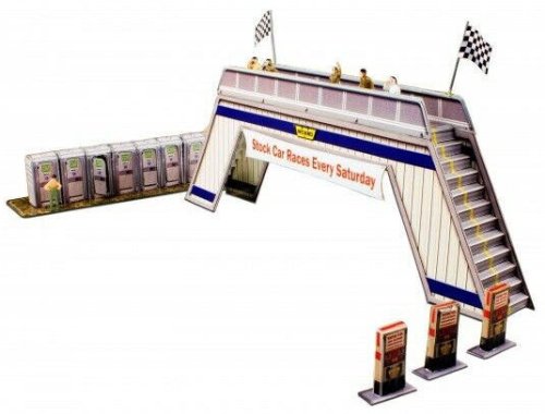 HO Scale Pedestrian Bridge Building Kit