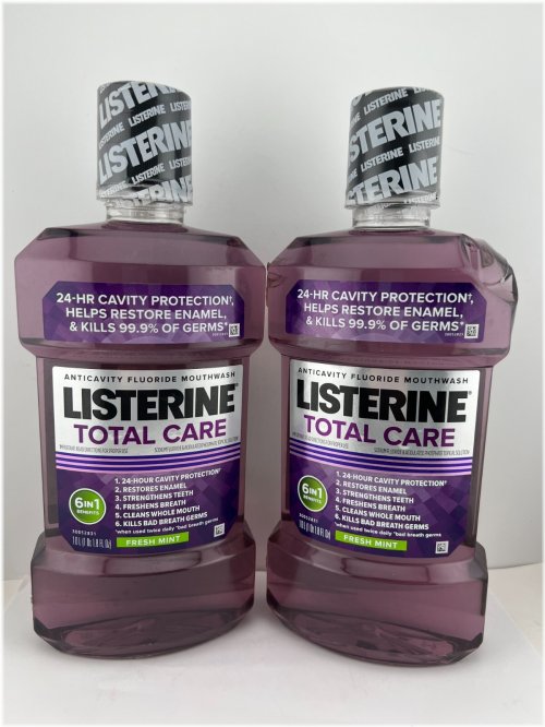 Fresh Mint Total Care Fluoride Mouthwash