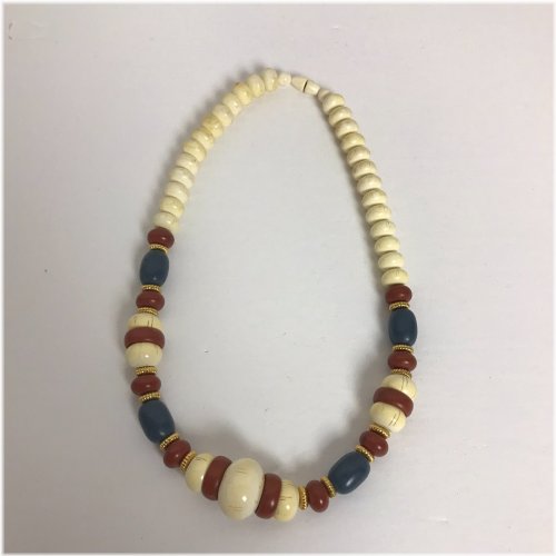 Retro Summer Beaded Necklace