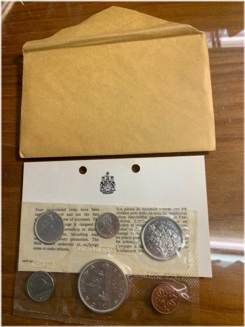1965 Canadian Original Envelope Proof-Like Coin Set