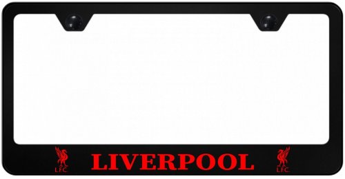 Red Stainless Steel License Plate Frame