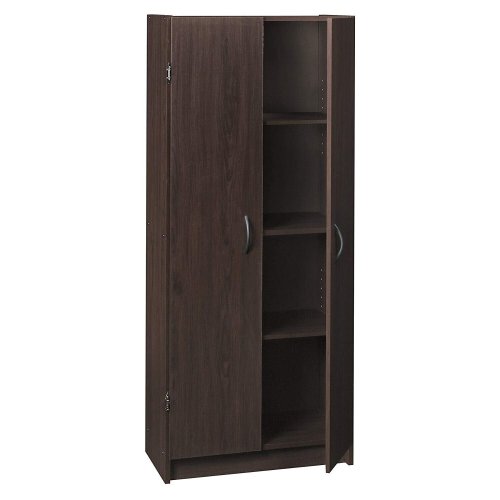 Espresso Wood Pantry Cabinet