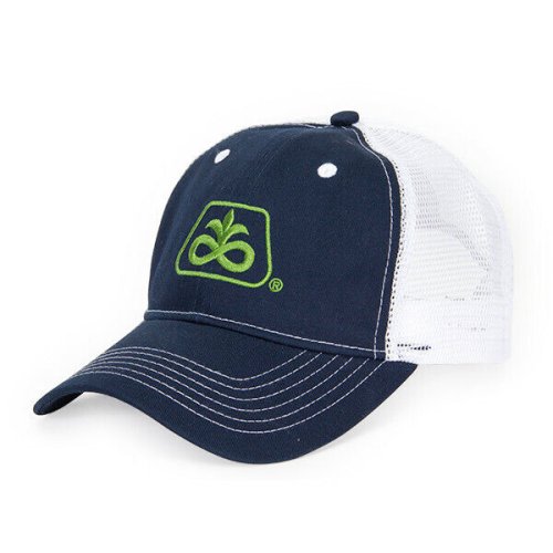 Navy Mesh Logo Cap by Pioneer Seeds