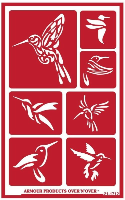 Whimsical Wings Stencil Set