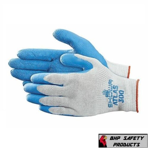 AtlasFit 300 Rubber-Coated Work Gloves: Durable, Versatile, and Comfortable