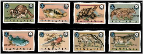 Lost Treasures of Tanzania: Wildlife Stamps Collection