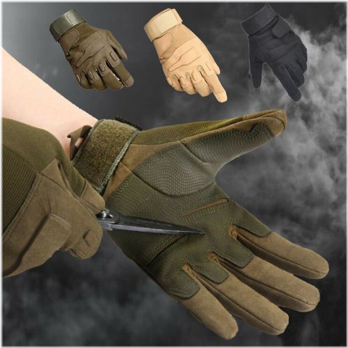 CombatPro Gloves: Durable Full-Fingered Tactical Gear for Outdoor Adventures