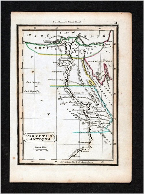 1832 Murphy Map of Ancient Egypt