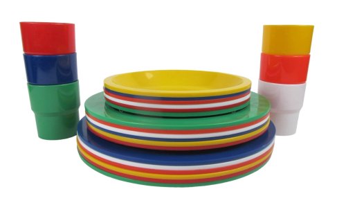 Retro Rainbow Picnic Set