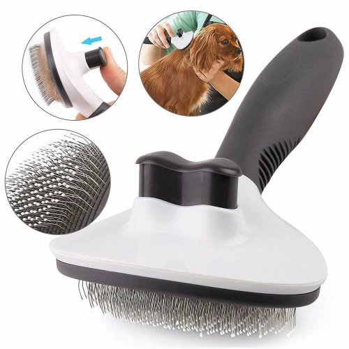 FurEase Self-Cleaning Pet Grooming Tool Set