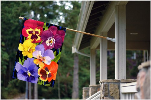 Pansy Perfection House Flag