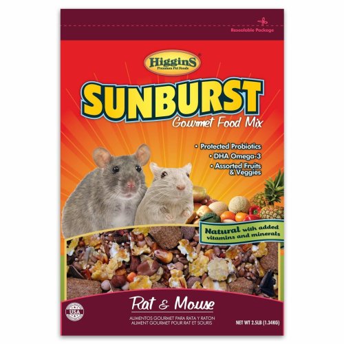 Sunburst Gourmet Blend for Small Rodents by Higgins, 2.5 lbs