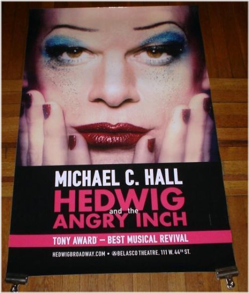 Angst and Glamour: Broadway NYC Poster featuring Michael C. Hall