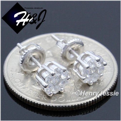 Silver Frost Stud Earring
