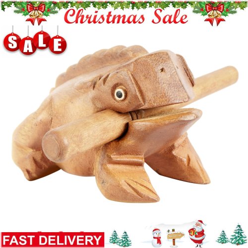 Wooden Frog Guiro Percussion Instrument