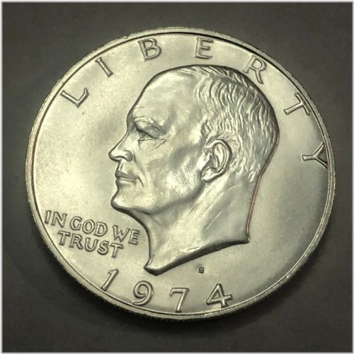 Satin Silver Ike Dollar