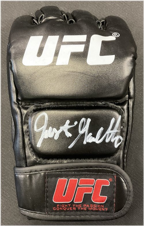 Gaethje's Fight-Worn Glove with JSA Certification