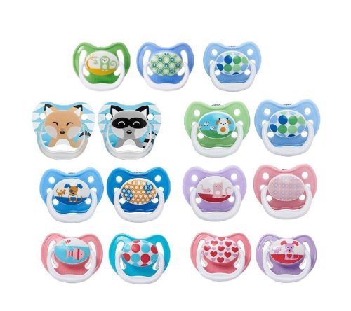 PreVent Orthodontic Pacifiers by Dr. Brown's (4 Pack)