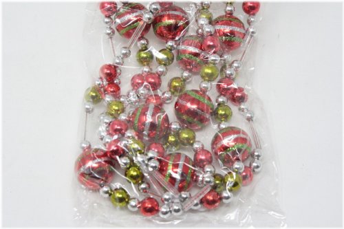 Festive Beaded Christmas Tree Garland