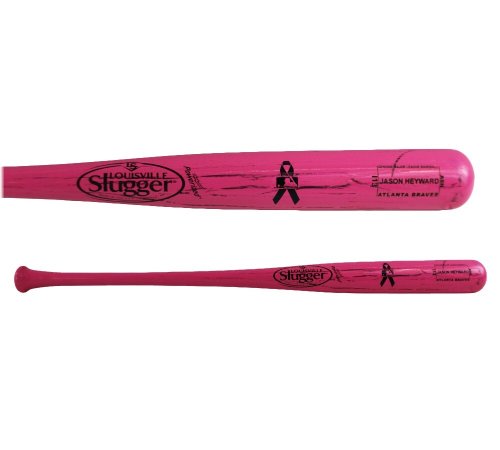 Jason Heyward Atlanta Braves Louisville Slugger Pink Bat