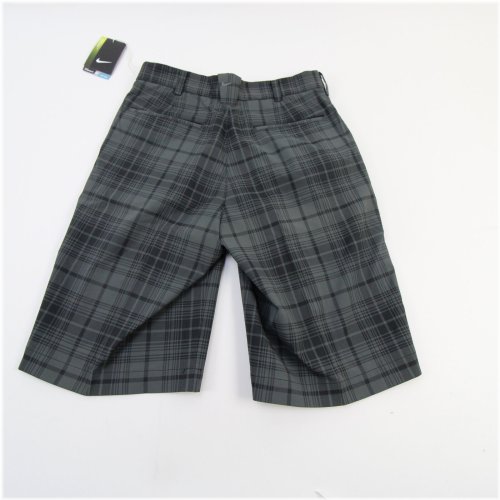 Sleek Performance Plaid Dress Shorts