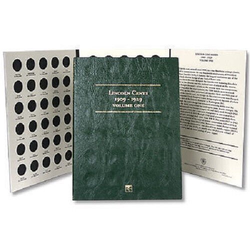 Wheat Penny Coin Folder - 1909-1929 Lincoln Cent Collection Album by Littleton