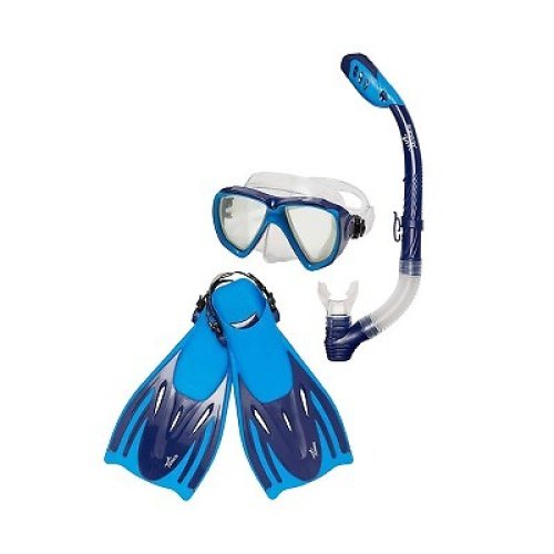 Blue Steel Snorkel Set