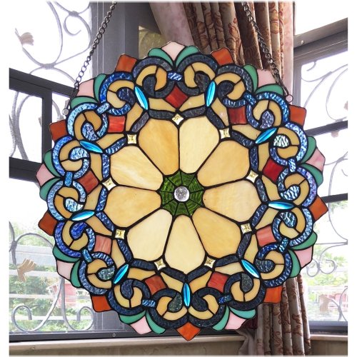 Radiant Glass Mosaic Sunbeam