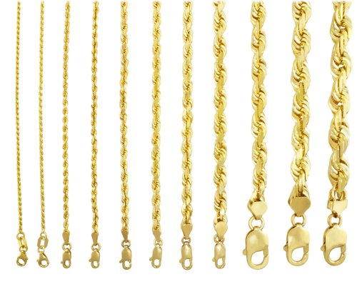 Golden Rope Chain Necklace